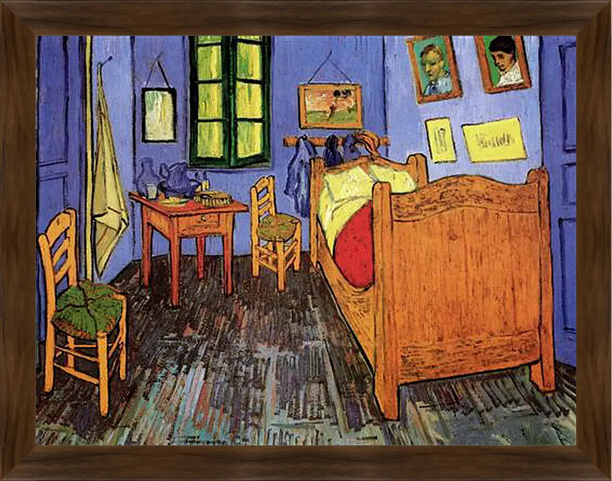 Картина в раме - Vincent s Bedroom in Arles. Винсент Ван Гог