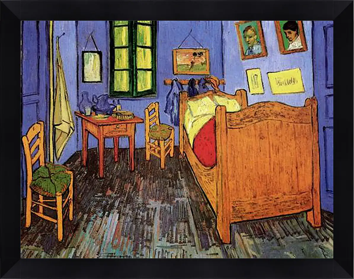 Картина в раме - Vincent s Bedroom in Arles. Винсент Ван Гог
