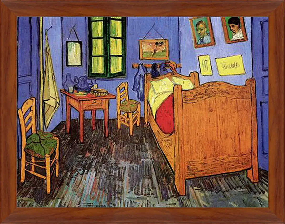 Картина в раме - Vincent s Bedroom in Arles. Винсент Ван Гог
