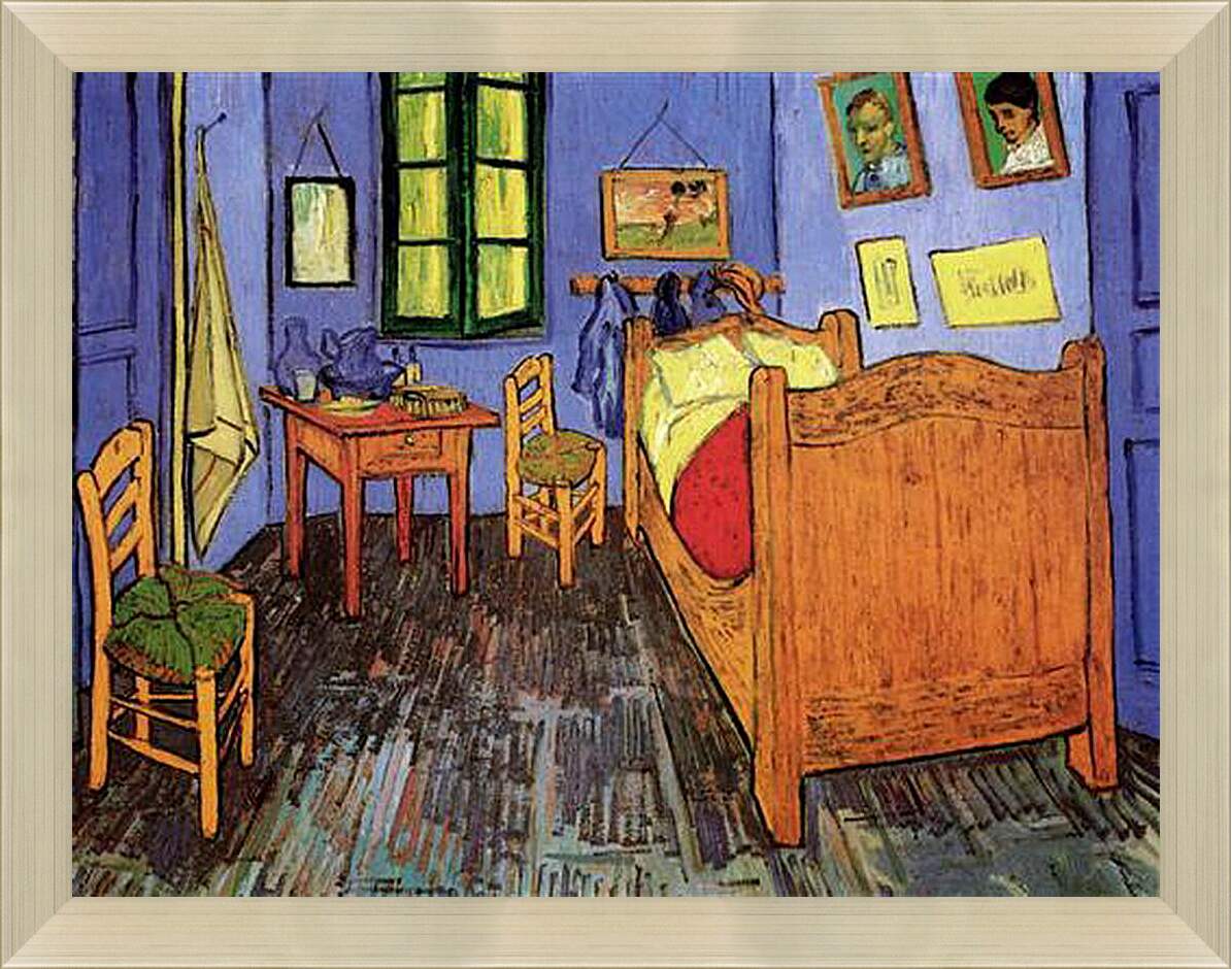 Картина в раме - Vincent s Bedroom in Arles. Винсент Ван Гог
