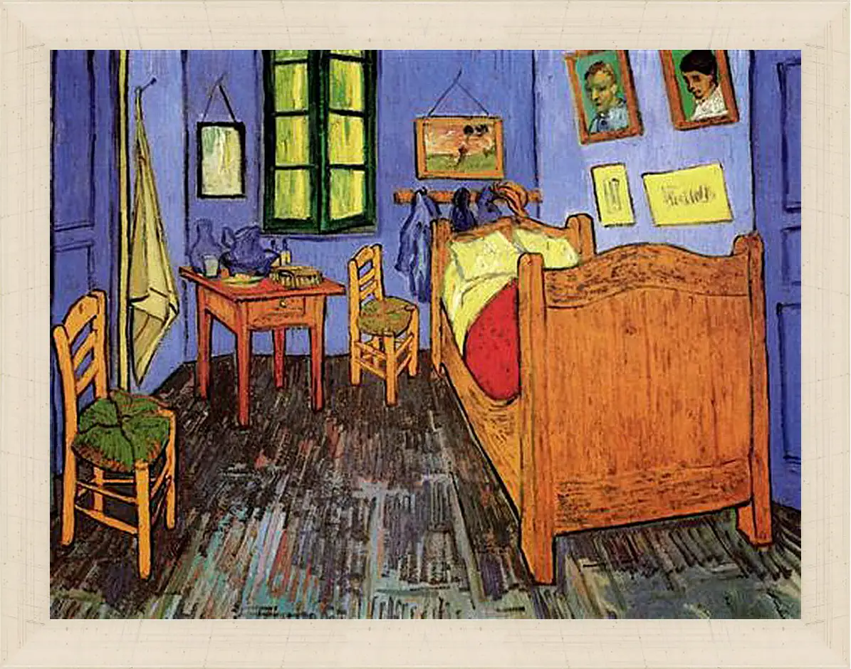 Картина в раме - Vincent s Bedroom in Arles. Винсент Ван Гог