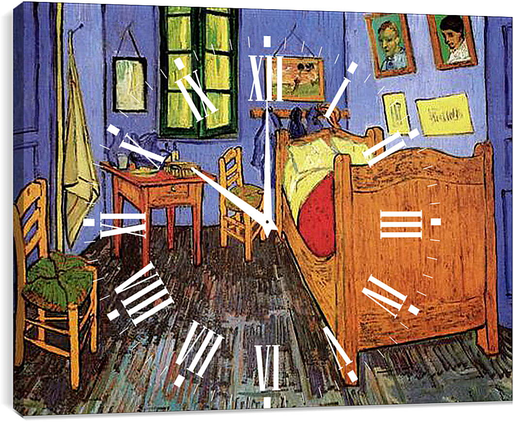 Часы картина - Vincent s Bedroom in Arles. Винсент Ван Гог