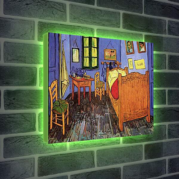 Лайтбокс световая панель - Vincent s Bedroom in Arles. Винсент Ван Гог
