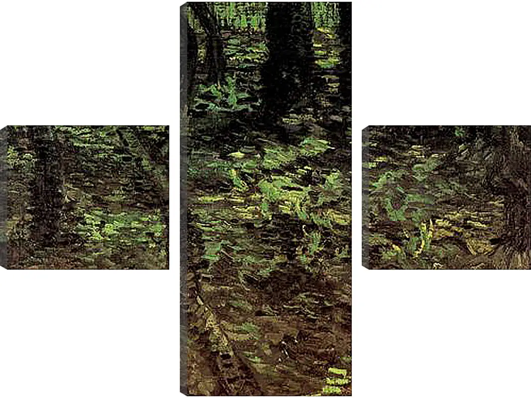 Модульная картина - Undergrowth with Ivy. Винсент Ван Гог