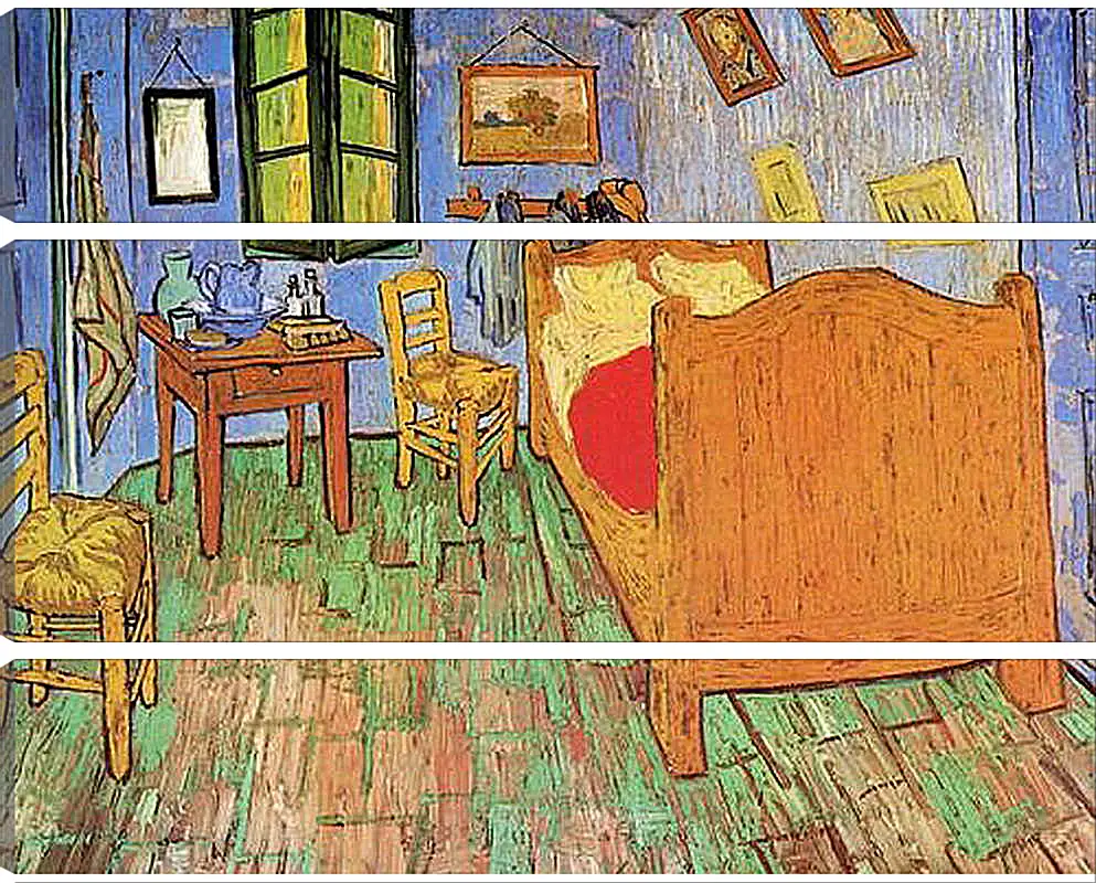 Модульная картина - The Bedroom. Винсент Ван Гог