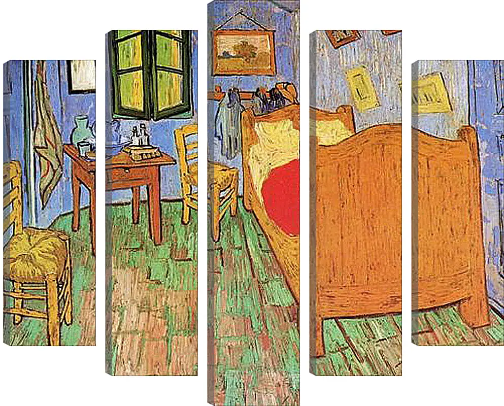 Модульная картина - The Bedroom. Винсент Ван Гог