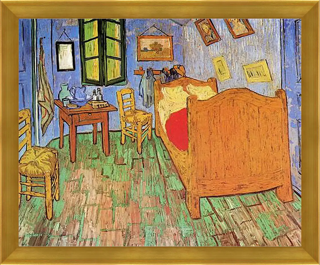 Картина в раме - The Bedroom. Винсент Ван Гог