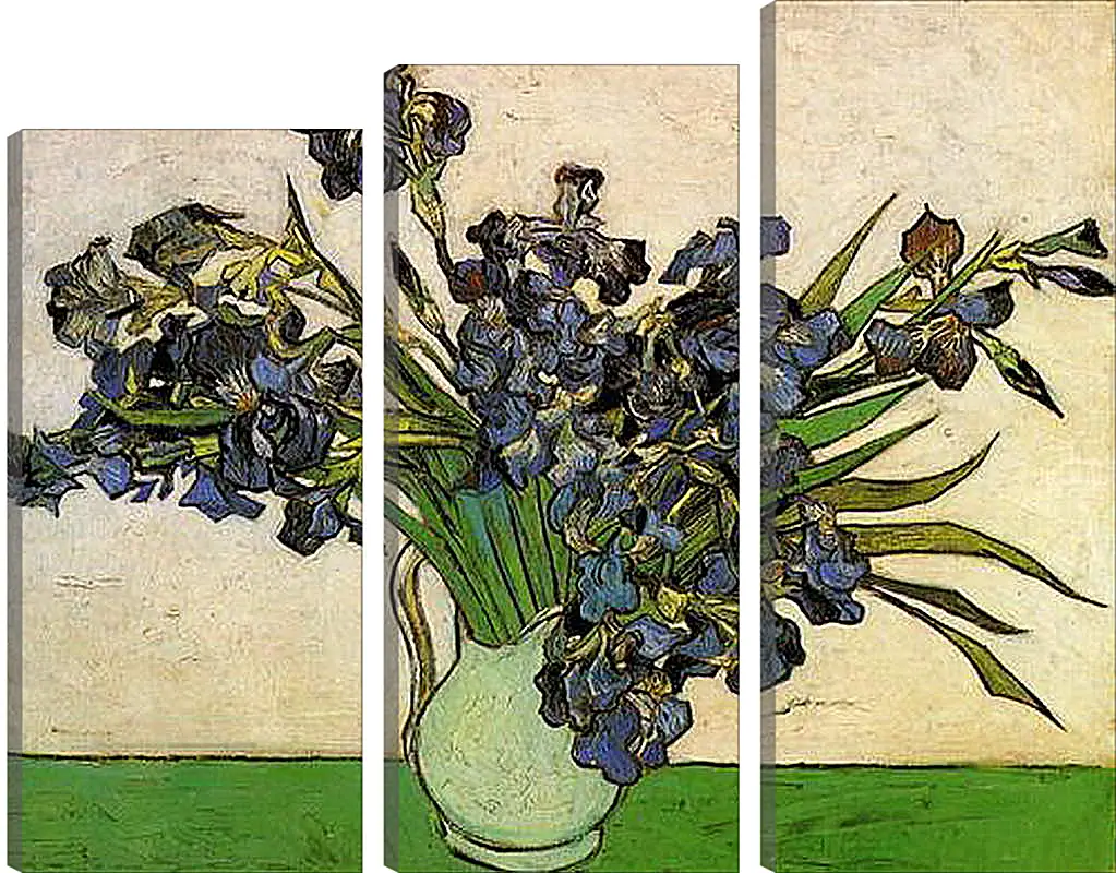 Модульная картина - Still Life Vase with Irises. Винсент Ван Гог