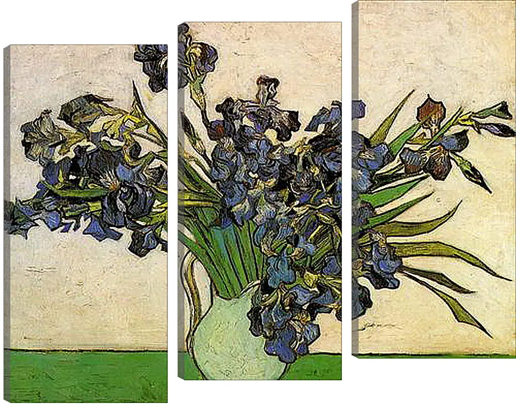 Модульная картина - Still Life Vase with Irises. Винсент Ван Гог