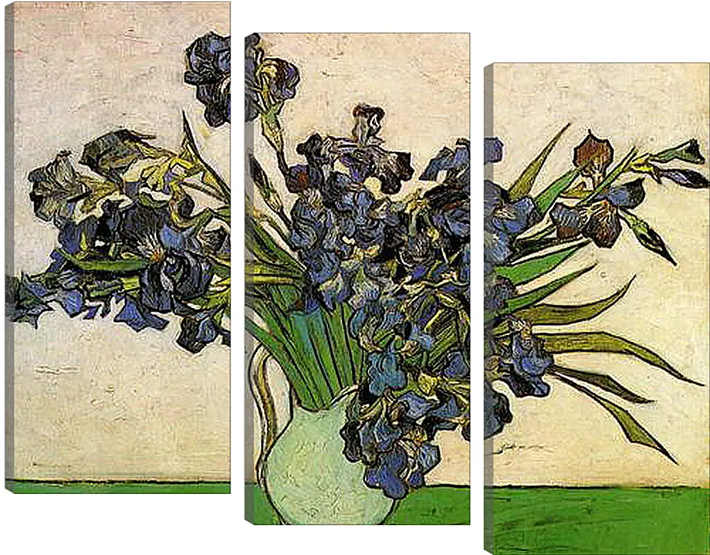 Модульная картина - Still Life Vase with Irises. Винсент Ван Гог