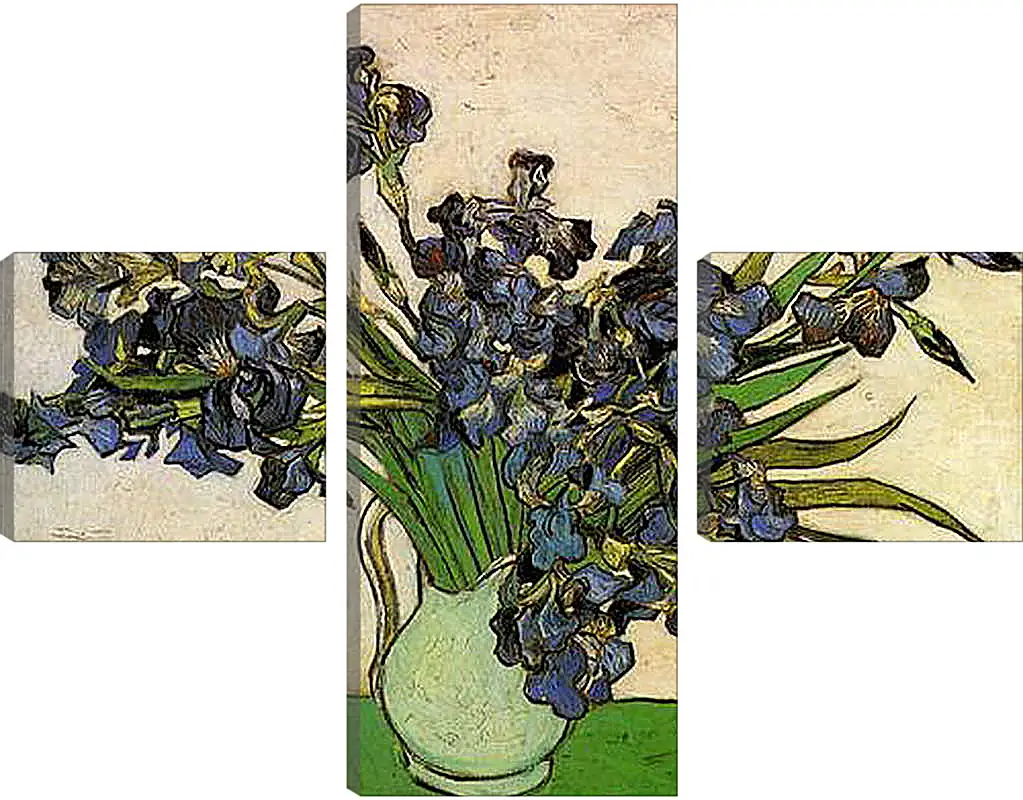 Модульная картина - Still Life Vase with Irises. Винсент Ван Гог