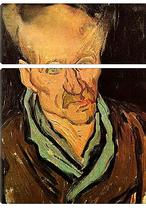 Модульная картина - Portrait of a Patient in Saint-Paul Hospital. Винсент Ван Гог