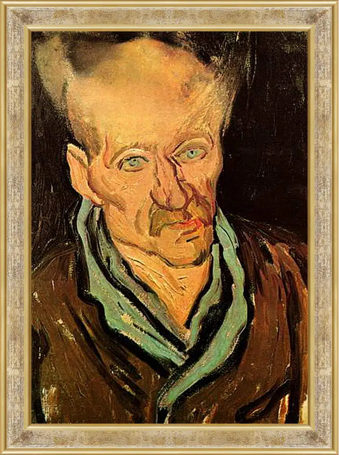 Картина в раме - Portrait of a Patient in Saint-Paul Hospital. Винсент Ван Гог
