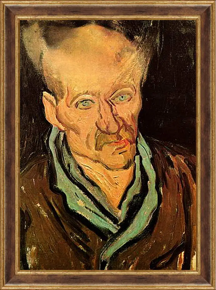 Картина в раме - Portrait of a Patient in Saint-Paul Hospital. Винсент Ван Гог