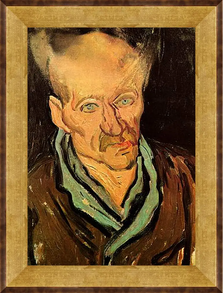 Картина в раме - Portrait of a Patient in Saint-Paul Hospital. Винсент Ван Гог