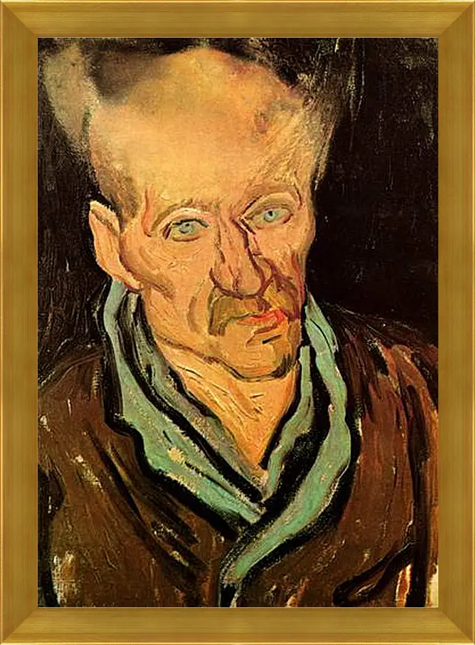 Картина в раме - Portrait of a Patient in Saint-Paul Hospital. Винсент Ван Гог
