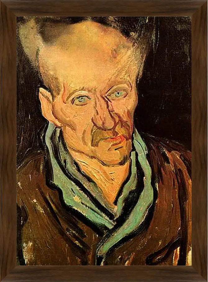 Картина в раме - Portrait of a Patient in Saint-Paul Hospital. Винсент Ван Гог