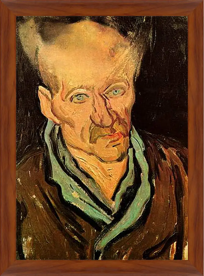 Картина в раме - Portrait of a Patient in Saint-Paul Hospital. Винсент Ван Гог
