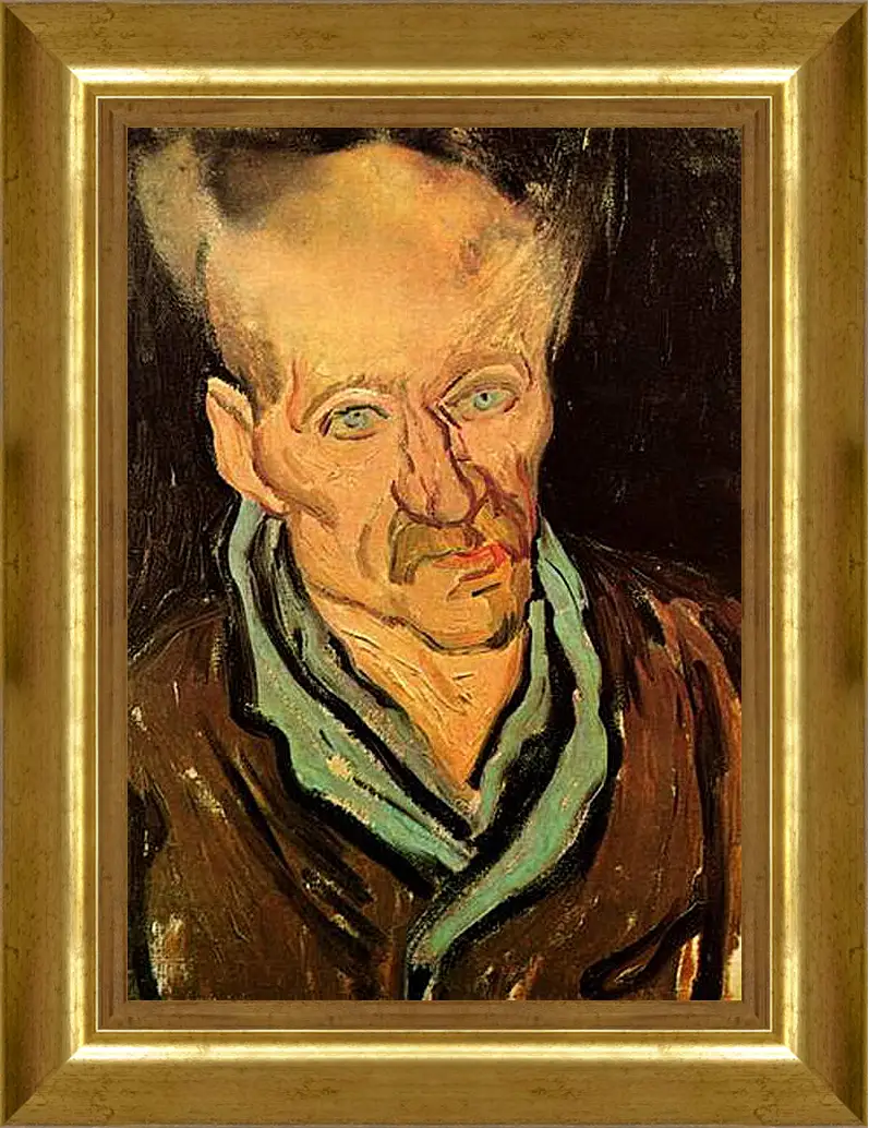 Картина в раме - Portrait of a Patient in Saint-Paul Hospital. Винсент Ван Гог