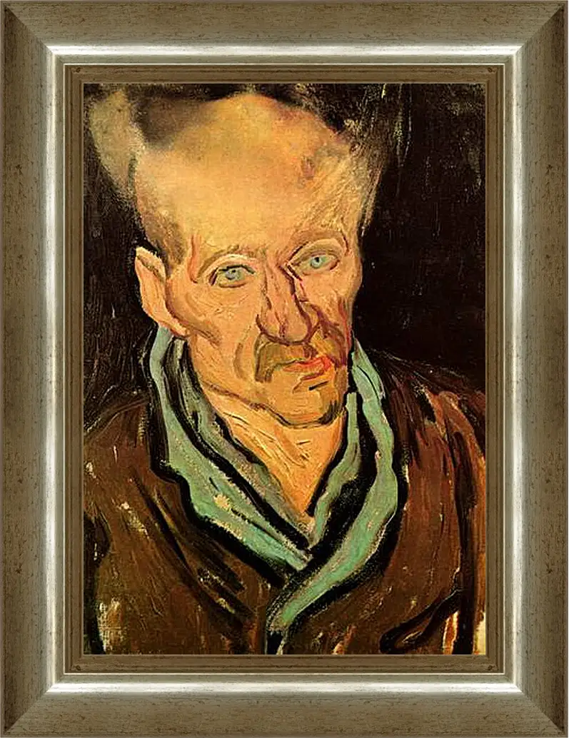 Картина в раме - Portrait of a Patient in Saint-Paul Hospital. Винсент Ван Гог
