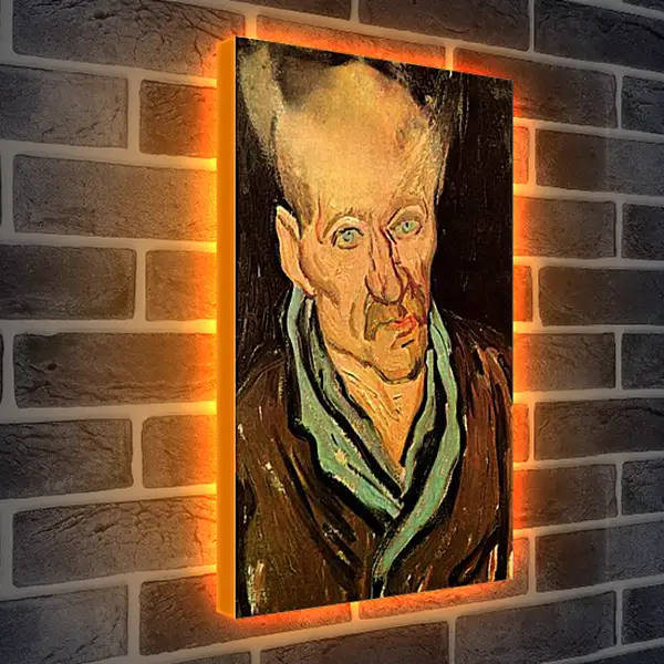 Лайтбокс световая панель - Portrait of a Patient in Saint-Paul Hospital. Винсент Ван Гог