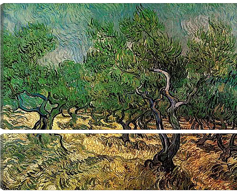 Модульная картина - Olive Grove 2. Винсент Ван Гог