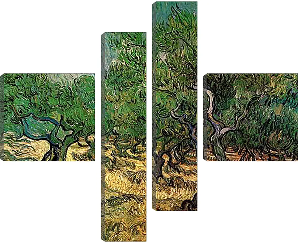 Модульная картина - Olive Grove 2. Винсент Ван Гог