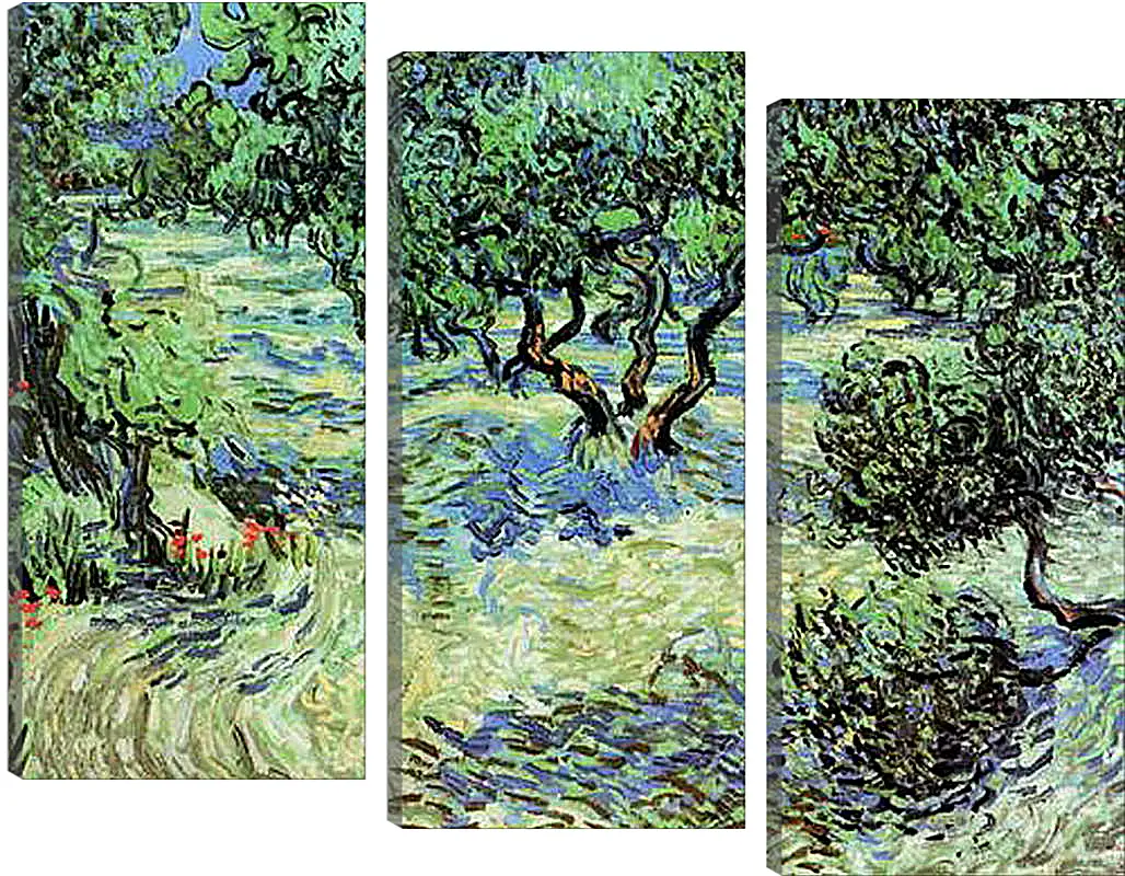 Модульная картина - Olive Grove. Винсент Ван Гог