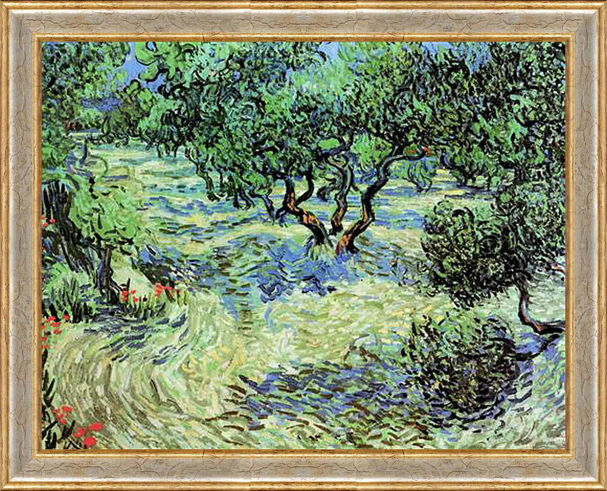 Картина в раме - Olive Grove. Винсент Ван Гог