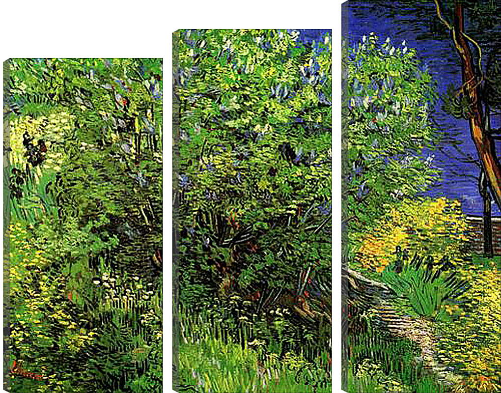 Модульная картина - Lilacs. Винсент Ван Гог