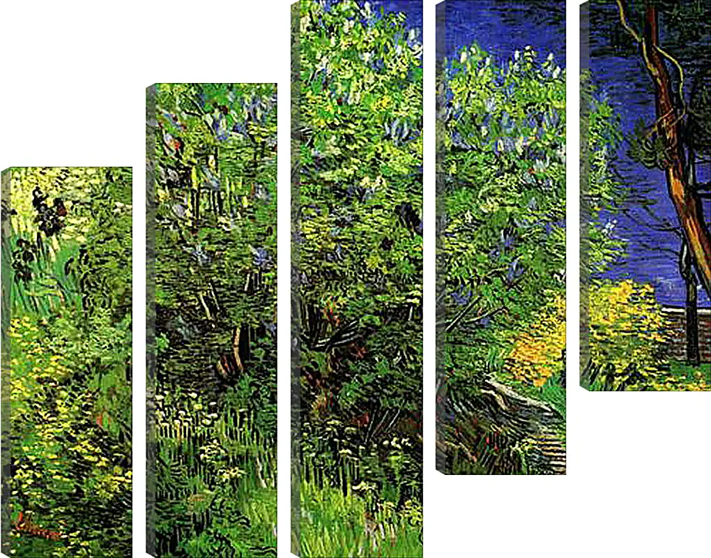 Модульная картина - Lilacs. Винсент Ван Гог