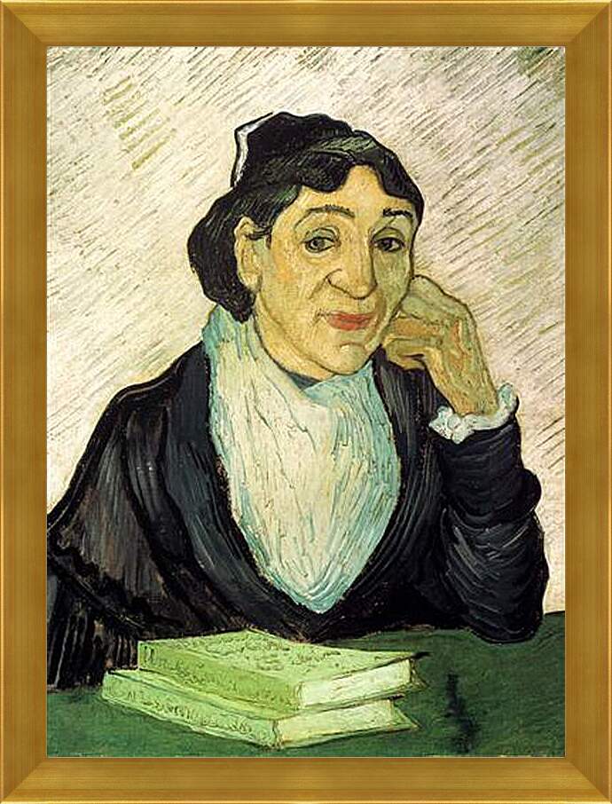Картина в раме - L Arlesienne Madame Ginoux. Винсент Ван Гог
