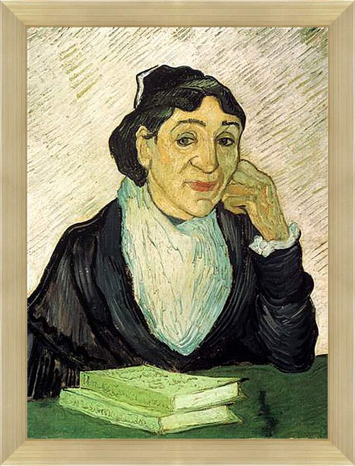 Картина в раме - L Arlesienne Madame Ginoux. Винсент Ван Гог
