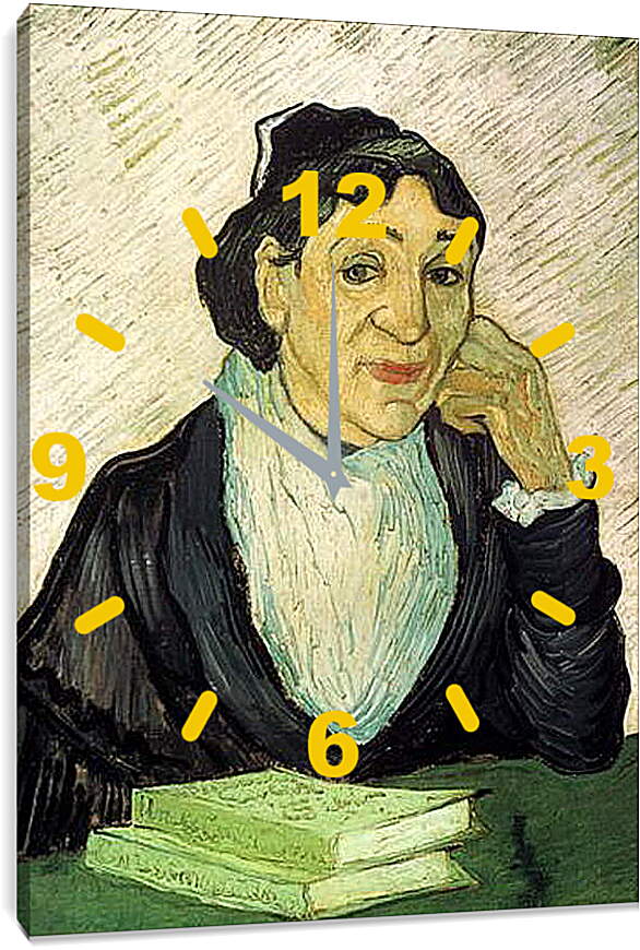 Часы картина - L Arlesienne Madame Ginoux. Винсент Ван Гог