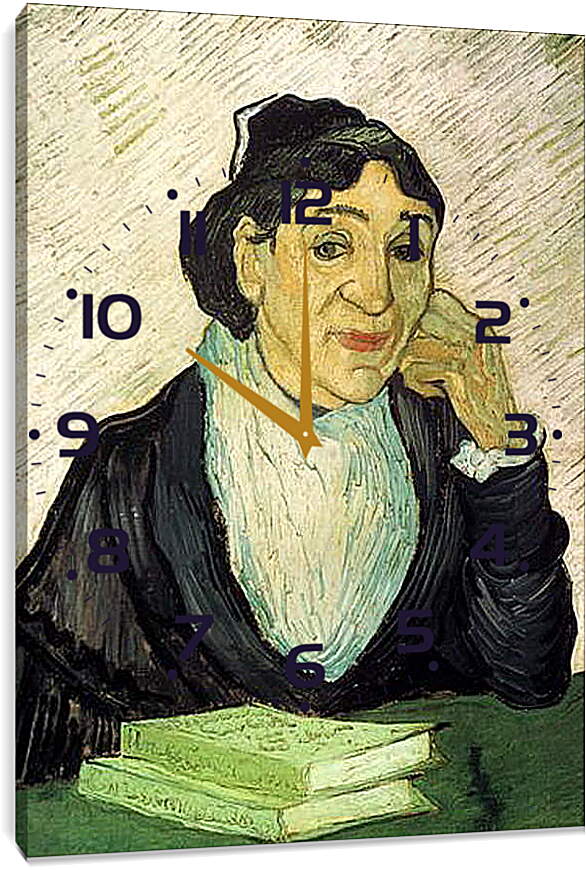 Часы картина - L Arlesienne Madame Ginoux. Винсент Ван Гог
