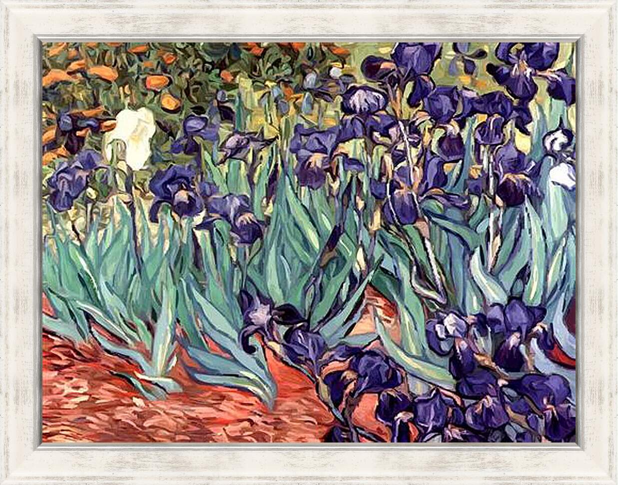 Картина в раме - Irises. Винсент Ван Гог