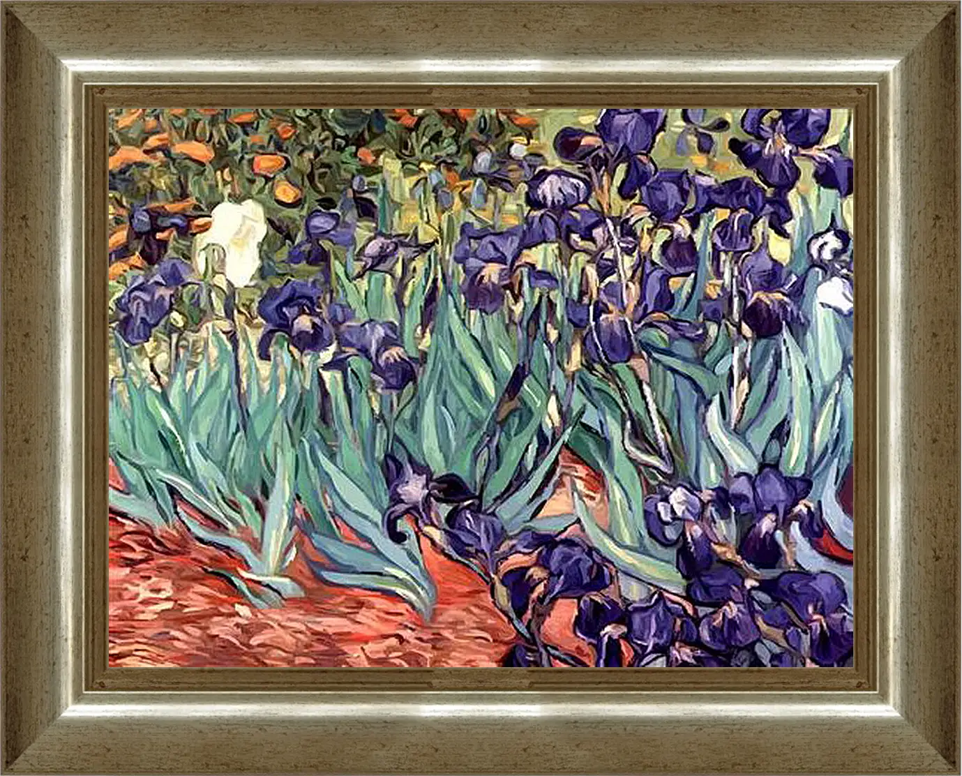 Картина в раме - Irises. Винсент Ван Гог