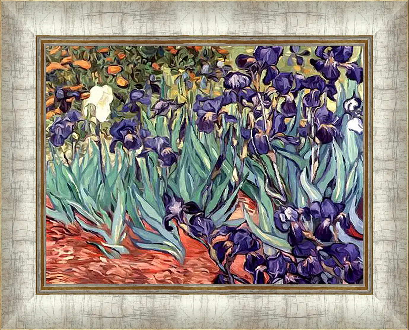 Картина в раме - Irises. Винсент Ван Гог