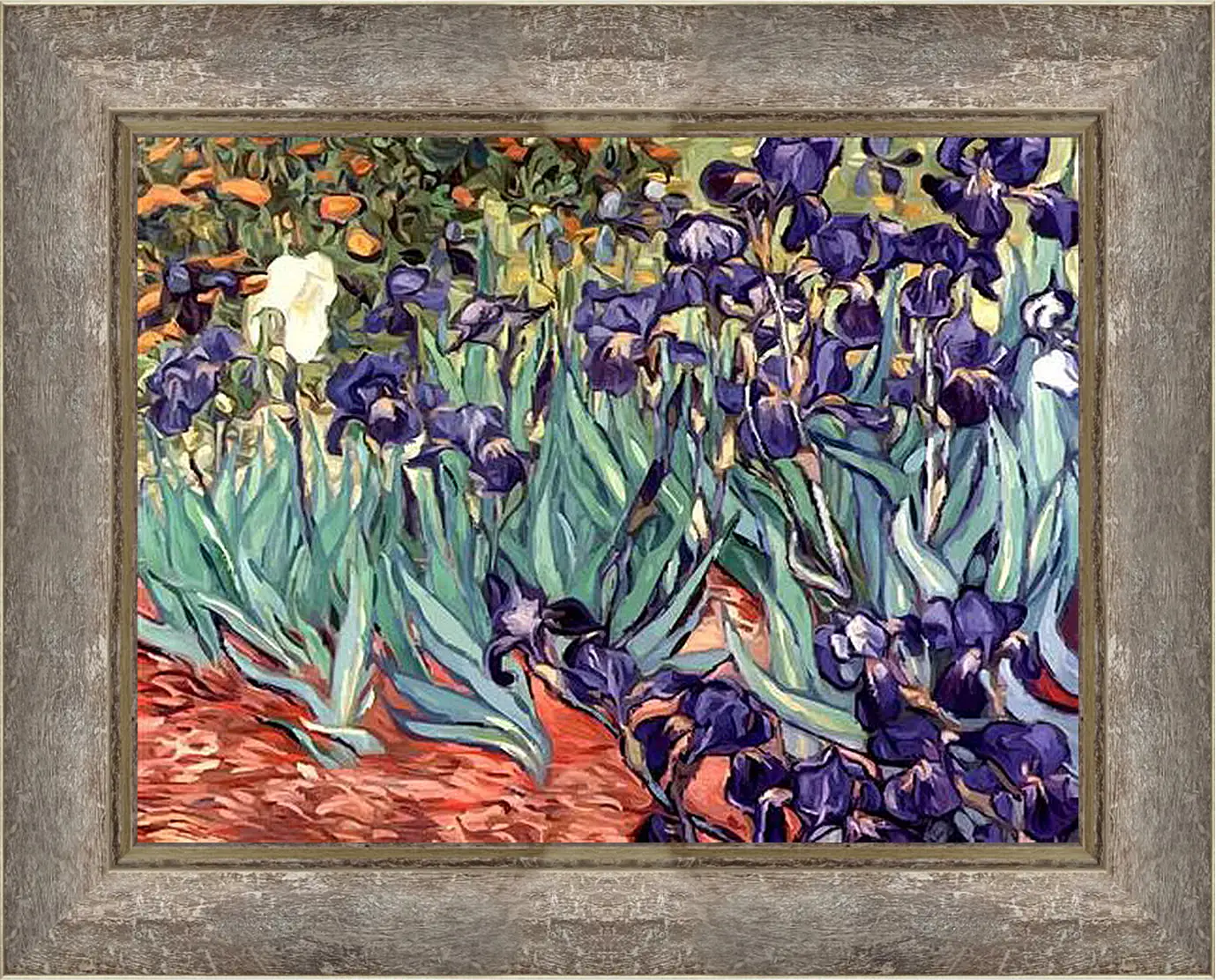 Картина в раме - Irises. Винсент Ван Гог