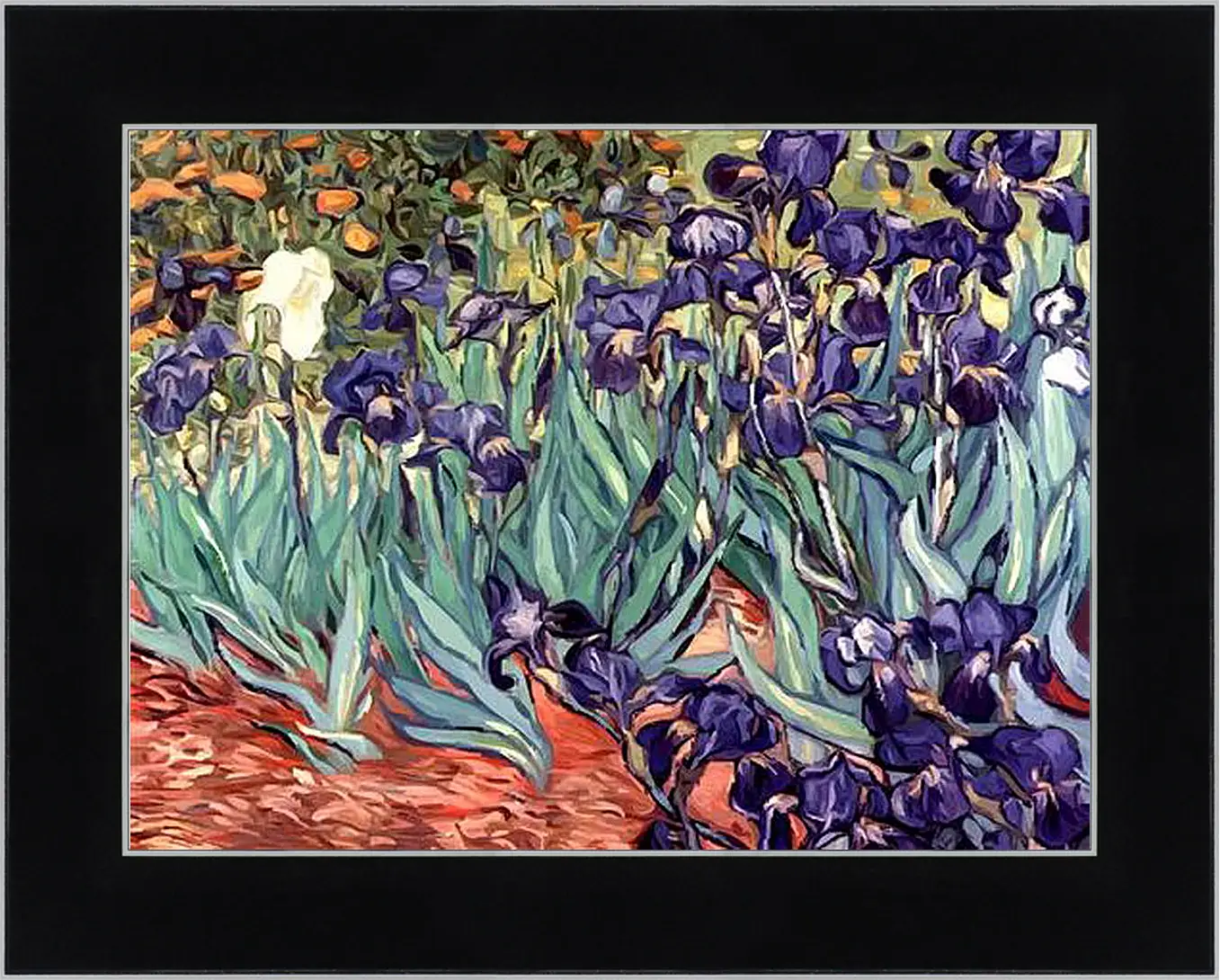 Картина в раме - Irises. Винсент Ван Гог