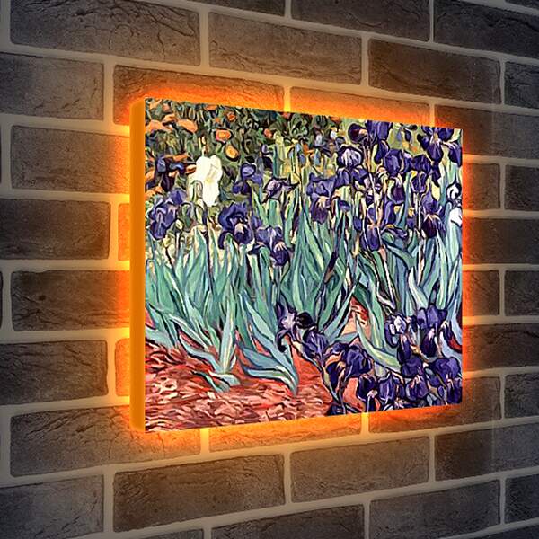 Лайтбокс световая панель - Irises. Винсент Ван Гог