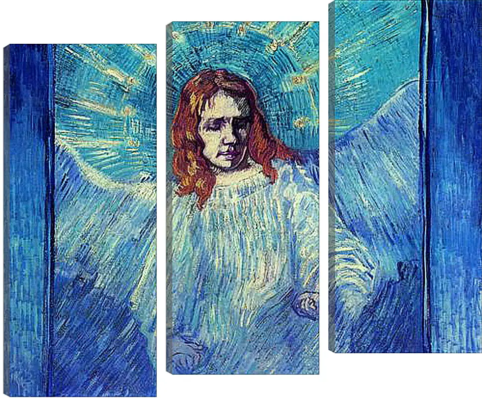 Модульная картина - Half Figure of an Angel after Rembrandt. Винсент Ван Гог