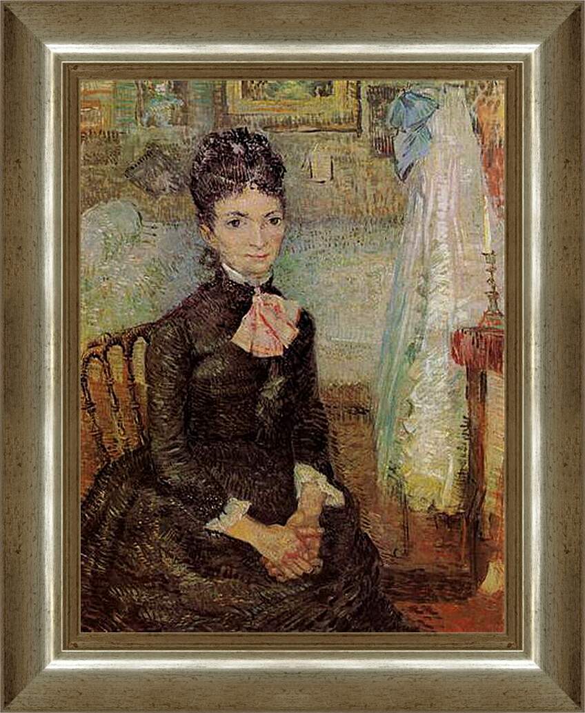 Картина в раме - Woman Sitting by a Cradle. Винсент Ван Гог