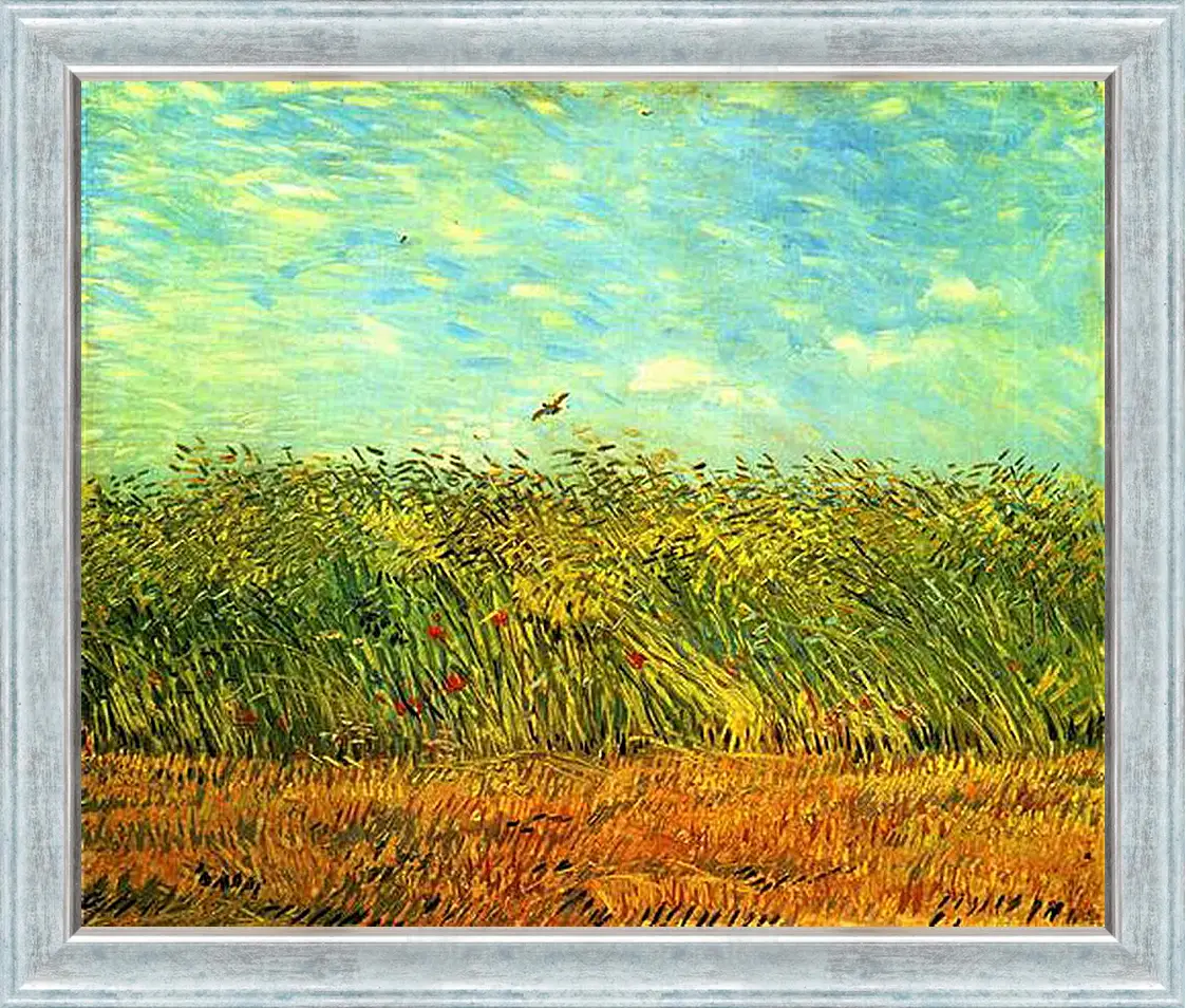 Картина в раме - Wheat Field with a Lark. Винсент Ван Гог