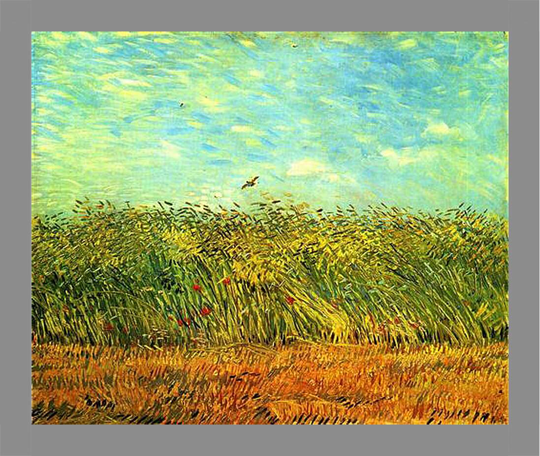 Картина в раме - Wheat Field with a Lark. Винсент Ван Гог