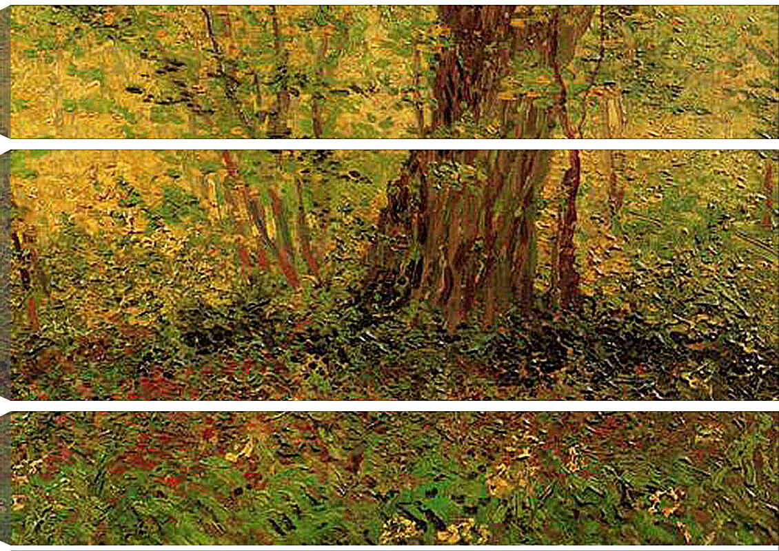 Модульная картина - Undergrowth 2. Винсент Ван Гог