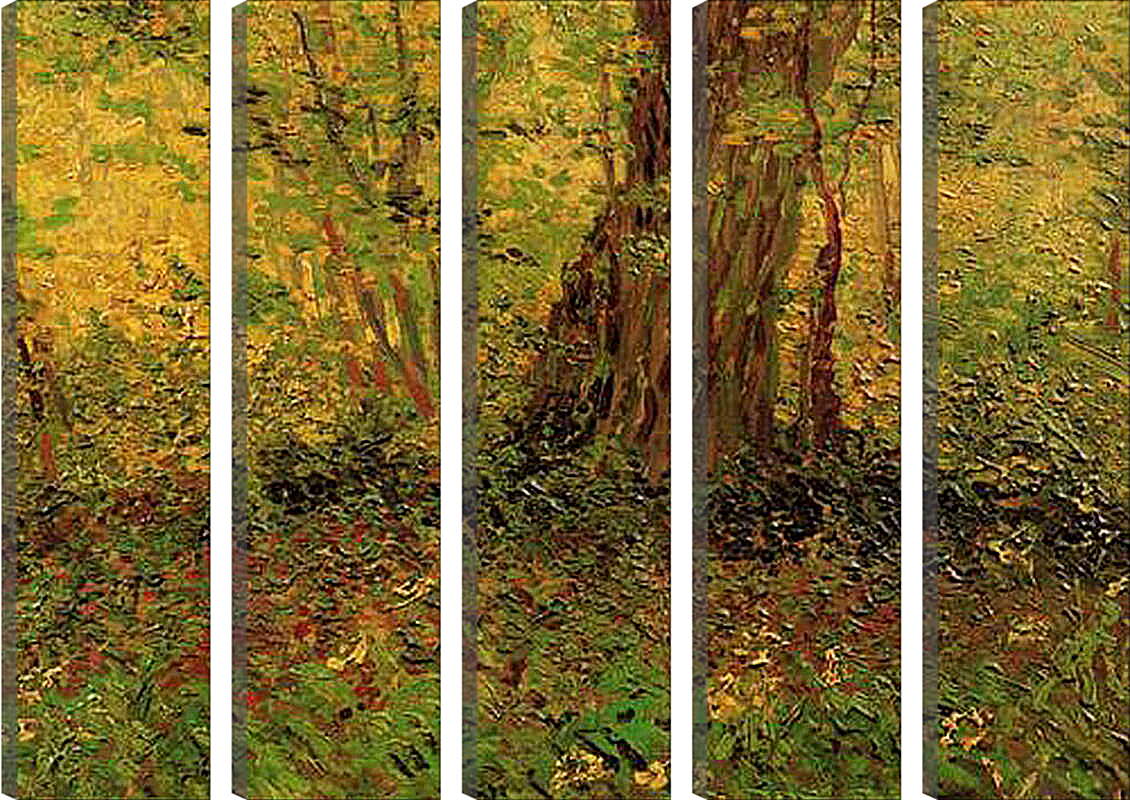 Модульная картина - Undergrowth 2. Винсент Ван Гог