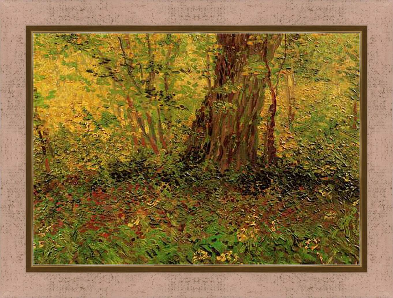 Картина в раме - Undergrowth 2. Винсент Ван Гог