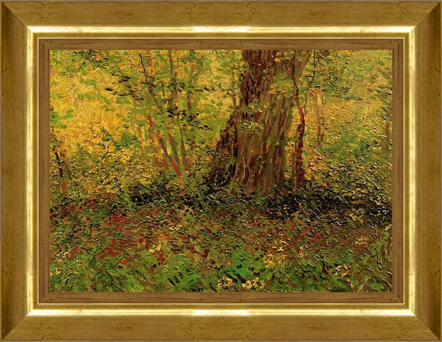 Картина в раме - Undergrowth 2. Винсент Ван Гог