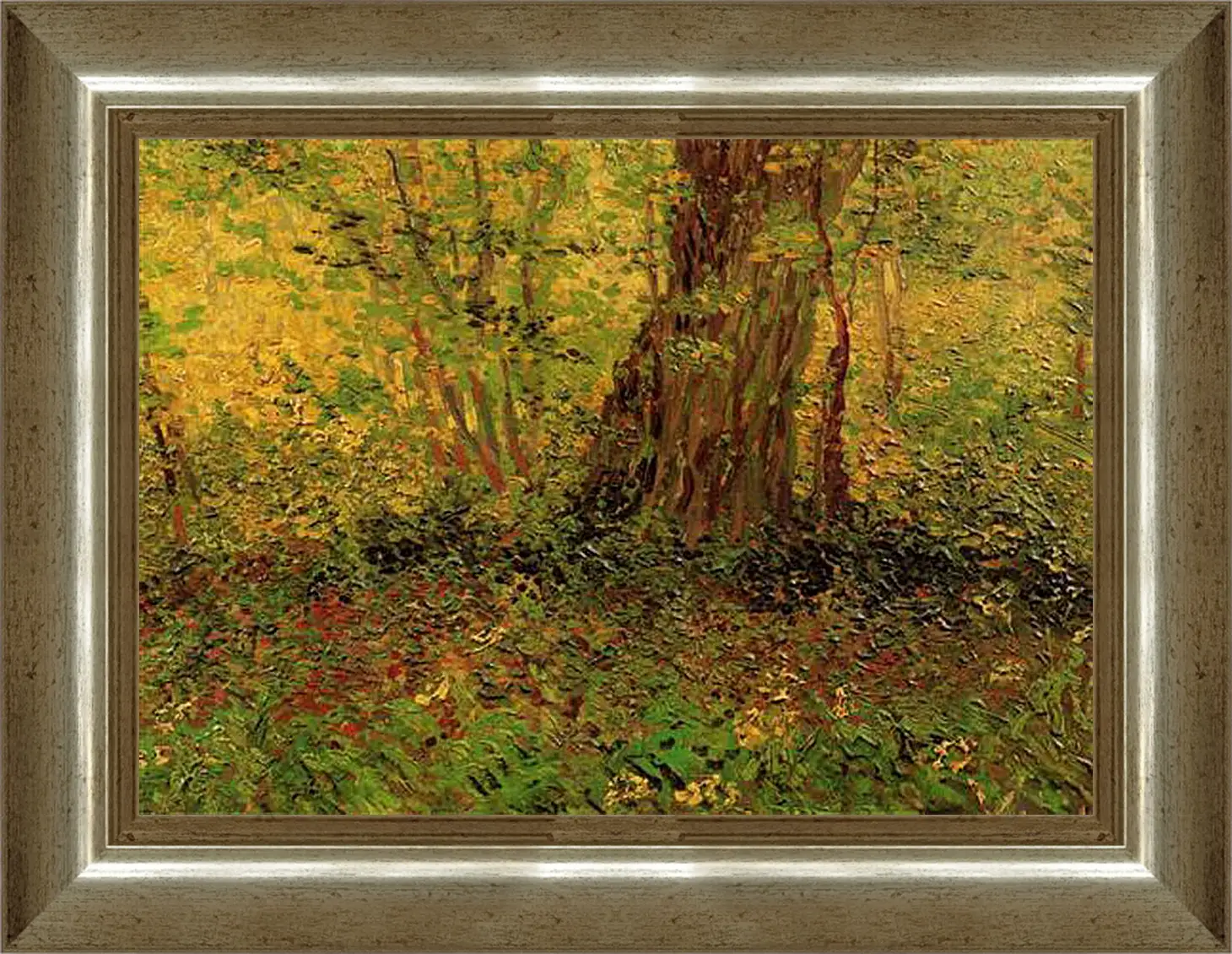 Картина в раме - Undergrowth 2. Винсент Ван Гог